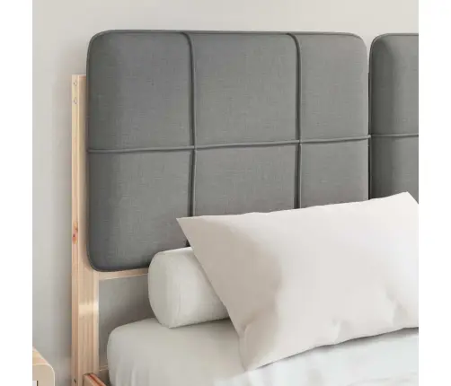 Lovo Rėmas Su Apmuštu Galvūgaliu Šviesiai Pilka 120 X 200 Cm