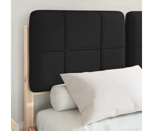 Lovo Rėmas Su Apmuštu Galvūgaliu Juoda 120 X 190 Cm