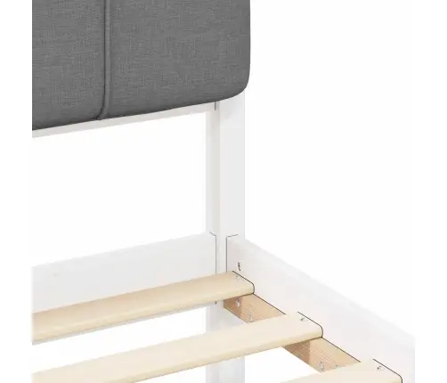 Lovo Rėmas Su Apmuštu Galvūgaliu Šviesiai Pilka 120 X 190 Cm