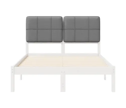 Lovo Rėmas Su Apmuštu Galvūgaliu Šviesiai Pilka 120 X 190 Cm