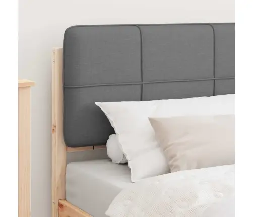 Lovo Rėmas Su Apmuštu Galvūgaliu Šviesiai Pilka 100 X 200 Cm