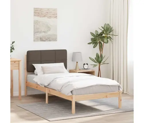 Lovo Rėmas Su Apmuštu Galvūgaliu Taupe 100 X 200 Cm