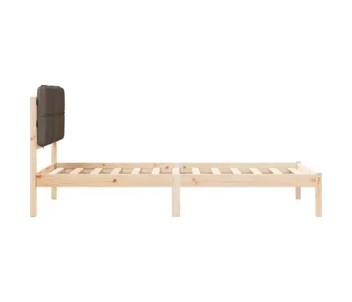 Lovo Rėmas Su Apmuštu Galvūgaliu Taupe 100 X 200 Cm