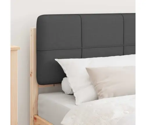 Lovo Rėmas Su Apmuštu Galvūgaliu Tamsiai Pilka 90 X 200 Cm