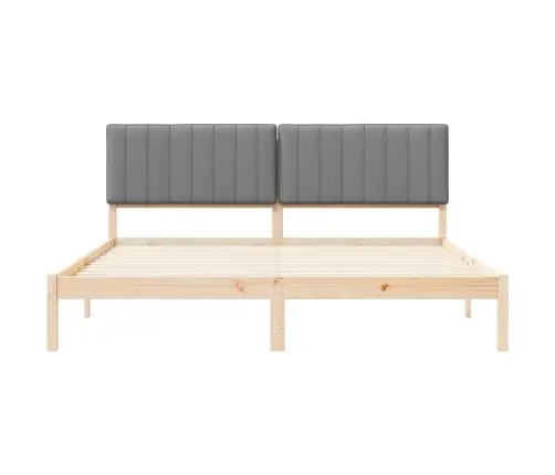 Lovo Rėmas Su Apmuštu Galvūgaliu Šviesiai Pilka 180 X 200 Cm