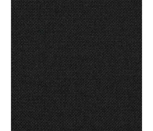 Gultas Rāmis Ar Polsterētu Galvas Balstu Melna 160 X 200 Cm Vidaxl