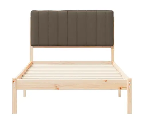 Lovo Rėmas Su Apmuštu Galvūgaliu Taupe 100 X 200 Cm