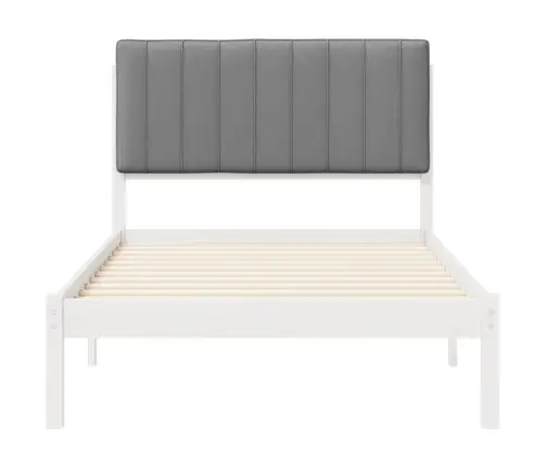 Lovo Rėmas Su Apmuštu Galvūgaliu Šviesiai Pilka 100 X 200 Cm