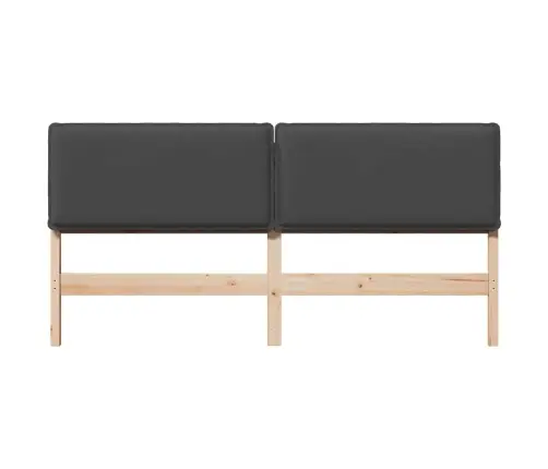 Apmušta Lovos Galvūgalis Natūrali Ir Tamsiai Pilka 180 Cm