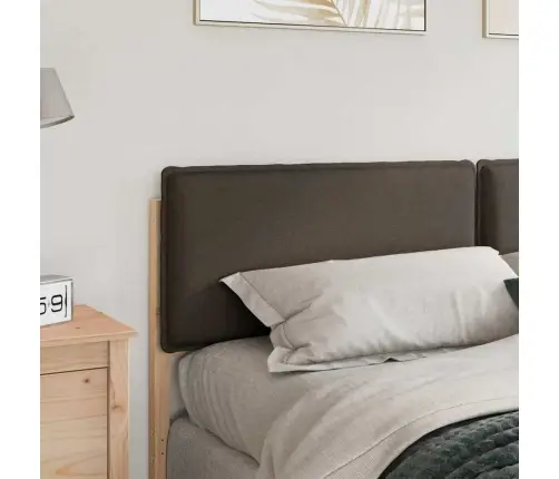 Mīkstināts Gultas Galvgalis Dabīgs Un Gaiši Pelēks 180 Cm Vidaxl