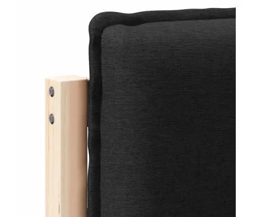 Apmušta Lovos Galvūgalis Su Galvūgalio Natūrali Ir Juoda 150 Cm