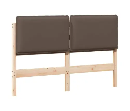 Apmušta Lovos Galvūgalis Natūrali Ir Šviesiai Pilka 140 Cm