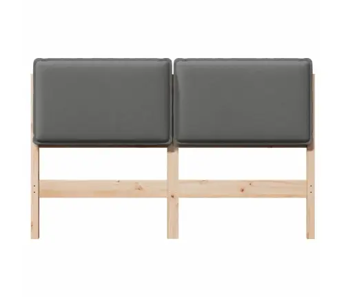 Apmušta Lovos Galvūgalis Natūrali Ir Šviesiai Pilka 120 Cm