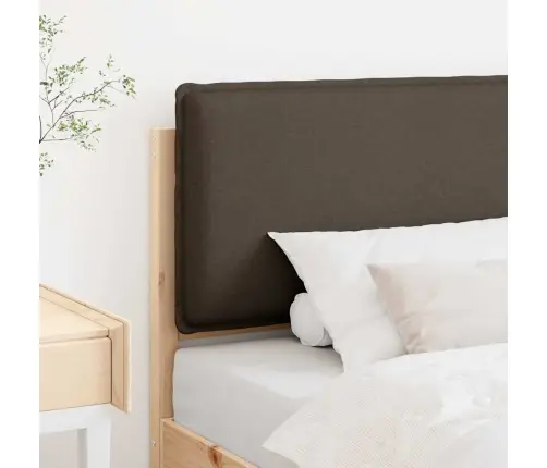 Mīkstināts Gultas Galvgalis Dabīgs Un Gaiši Pelēks 100 Cm Vidaxl