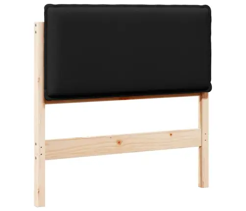 Apmušta Lovos Galvūgalis Su Galvūgalio Natūrali Ir Juoda 90 Cm