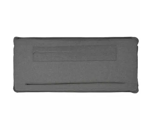 Mīkstināts Gultas Galvgalis Dabīgs Un Gaiši Pelēks 80 Cm Vidaxl