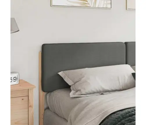 Mīkstināts Gultas Galvgalis Brūna Un Gaiši Pelēka 200 Cm Vidaxl