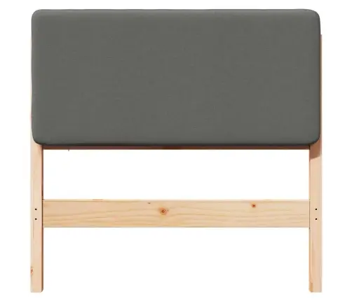 Mīkstināts Gultas Galvgalis Brūna Un Gaiši Pelēka 100 Cm Vidaxl