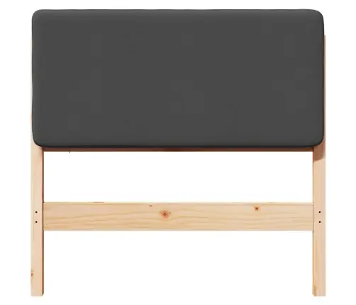 Mīkstināts Gultas Galvgalis Brūna Un Tumši Pelēka 80 Cm Vidaxl