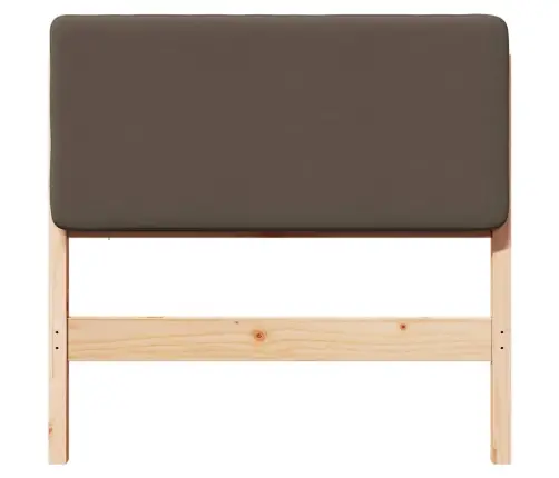 Mīkstināts Gultas Galvgalis Brūns Un Taupe 80 Cm Vidaxl