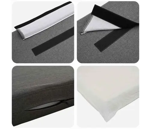 Mīkstināts Gultas Galvgalis Brūna Un Gaiši Pelēka 75 Cm Vidaxl