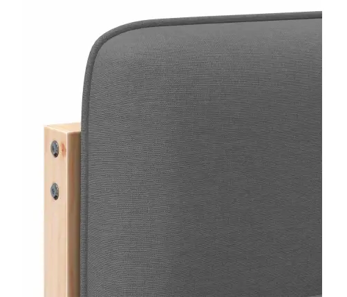 Mīkstināts Gultas Galvgalis Brūna Un Gaiši Pelēka 200 Cm Vidaxl