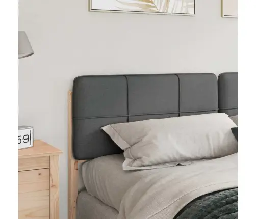 Mīkstināts Gultas Galvgalis Brūna Un Gaiši Pelēka 200 Cm Vidaxl