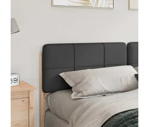 Polsterdatud Voodiots Peaga Pruun Ja Tumehall 200 Cm Tahke Mänd