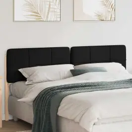 Polsterdatud Voodiots Peaga Pruun Ja Must 200 Cm Tahke Mänd