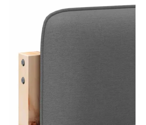 Mīkstināts Gultas Galvgalis Brūna Un Gaiši Pelēka 160 Cm Vidaxl