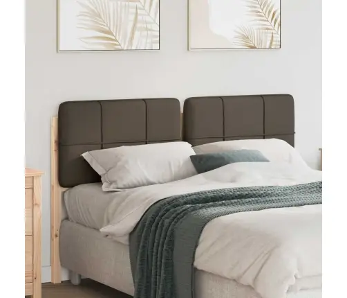 Apmušta Lovos Galvūgalis Su Galvūgalio Ruda Ir Taupe 160 Cm