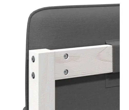 Mīkstināts Gultas Galvgalis Balts Un Gaiši Pelēks 160 Cm Vidaxl