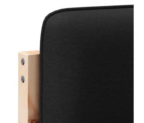 Mīkstināts Gultas Galvgalis Brūns Un Melns 135 Cm Vidaxl