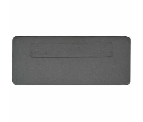 Mīkstināts Gultas Galvgalis Brūna Un Gaiši Pelēka 80 Cm Vidaxl