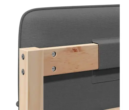 Mīkstināts Gultas Galvgalis Brūna Un Gaiši Pelēka 80 Cm Vidaxl