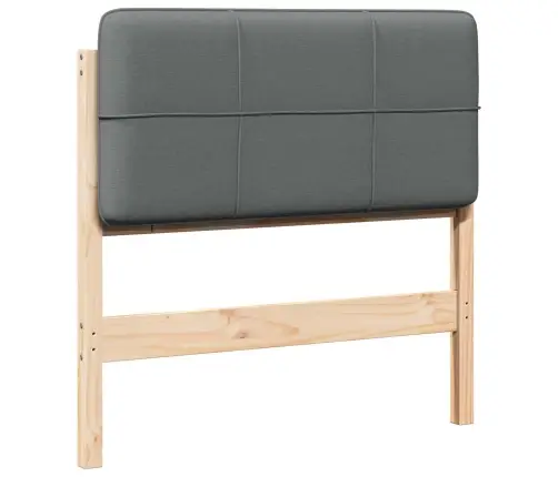 Mīkstināts Gultas Galvgalis Brūna Un Gaiši Pelēka 80 Cm Vidaxl