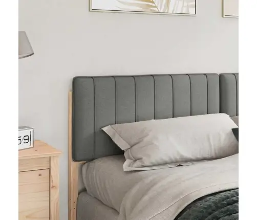 Mīkstināts Gultas Galvgalis Brūna Un Gaiši Pelēka 180 Cm Vidaxl