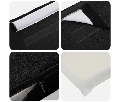 Mīkstināts Gultas Galvgalis Brūns Un Melns 140 Cm Vidaxl