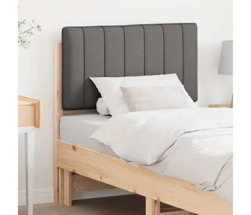 Mīkstināts Gultas Galvgalis Brūna Un Tumši Pelēka 80 Cm Vidaxl