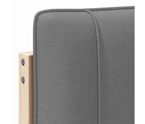 Mīkstināts Gultas Galvgalis Brūna Un Gaiši Pelēka 75 Cm Vidaxl