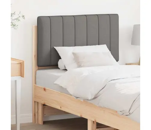 Mīkstināts Gultas Galvgalis Brūna Un Gaiši Pelēka 75 Cm Vidaxl