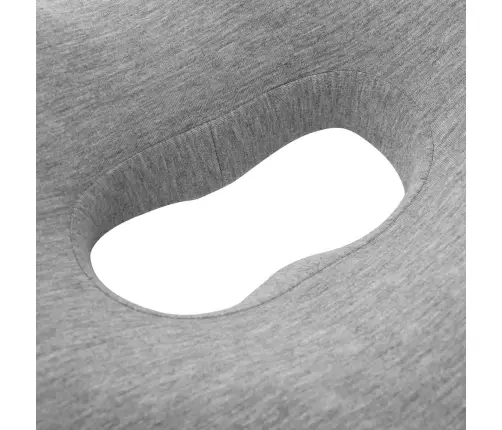 Spilvens Ar Spilvenu Gaiši Pelēks 42 X 37 X 8 Cm Kokvilna Vidaxl