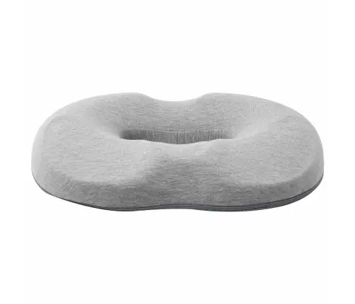 Spilvens Ar Spilvenu Gaiši Pelēks 42 X 37 X 8 Cm Kokvilna Vidaxl