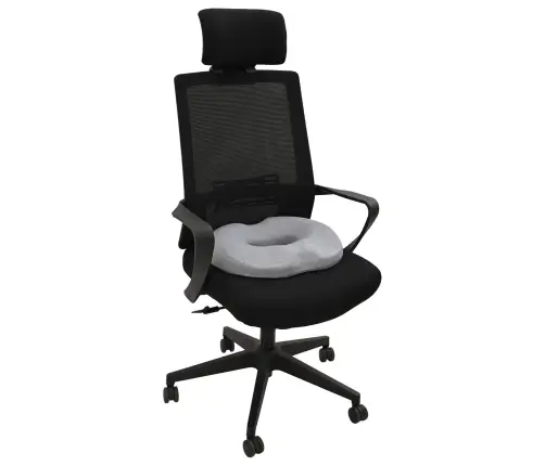 Spilvens Ar Spilvenu Gaiši Pelēks 42 X 37 X 8 Cm Kokvilna Vidaxl