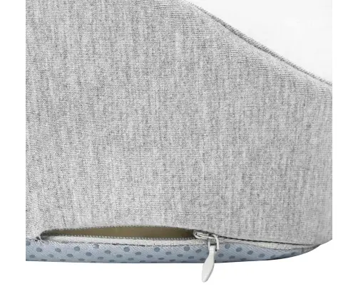 Spilvens Ar Spilvenu Gaiši Pelēks 50 X 43 X 10 Cm Kokvilna Vidaxl