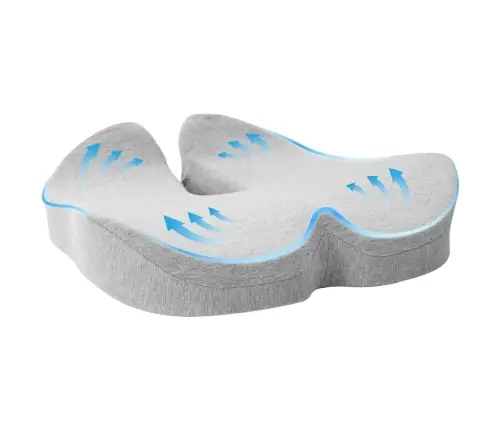 Spilvens Ar Spilvenu Gaiši Pelēks 50 X 43 X 10 Cm Kokvilna Vidaxl