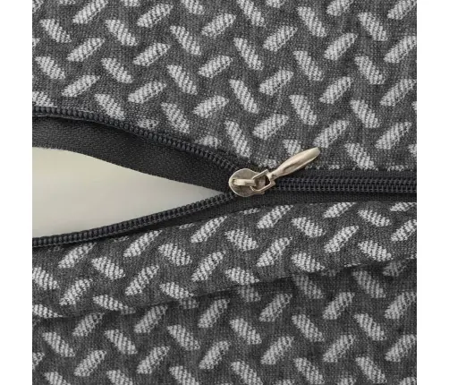 Kaklo Pagalvė Su Pagalve Pilka 58 X 36 X 13 Cm Poliesteris