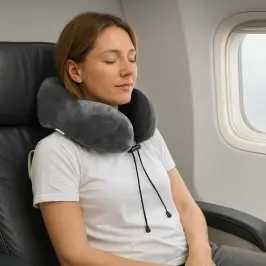 Spilvens Ar Spilvenu Regulējams Pelēka 28 X 25 X 14 Cm Samts Vidaxl