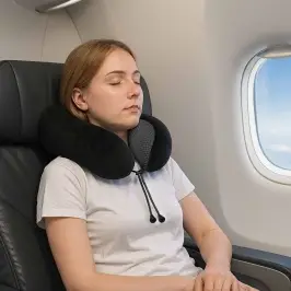 Spilvens Ar Spilvenu Regulējams Melna 28 X 25 X 14 Cm Samts Vidaxl