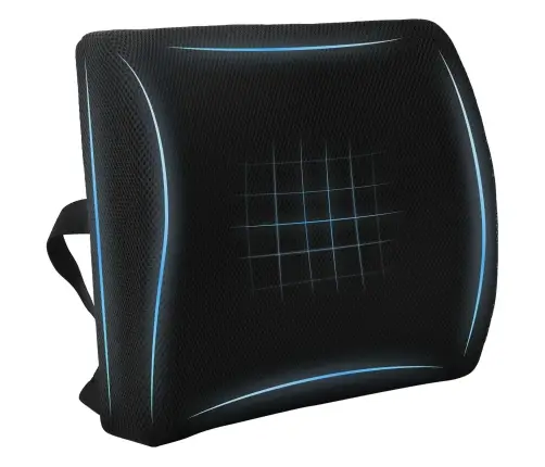 Pagalvė Su Pagalve Juoda 34 X 31.5 X 12 Cm Tinklelis